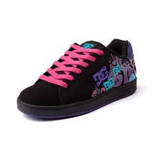 Black And Pink Womens Dc Shoes Journeys Com Dc Shoes Shoes Skate Shoes
