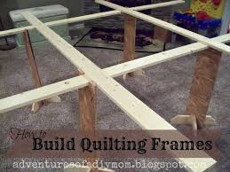Build Your Own Quilting Frames Adventures Of A Diy Mom Diy Quilting Frame Quilt Frame Plans Quilting Frames