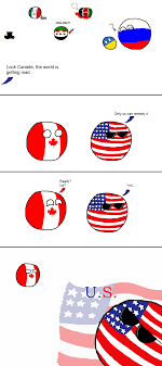 It will be published if it complies with the content rules and our moderators approve it. North America Vs The World Polandball Know Your Meme
