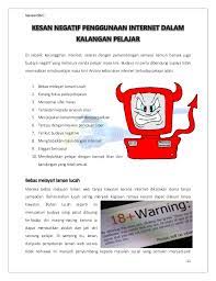 Dengan menjamurnya media sosial saat ini, berdampak semakin mudahnya kita untuk kecanduan menggunakan media sosial terjadi di berbagai kalangan usia, tak hanya kaum muda dan remaja pemerataan ini mungkin dikarenakan penggunaan ponsel smartphone dan internet bukan sesuatu. Kesan Positif Dan Negatif Penggunaan Internet Dalam Kalangan Pelajar