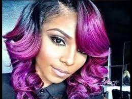 Short hairstyles for black women are a nice canvas for experimenting with hair color. Purple And Gold Hairstyles For Black Women Youtube