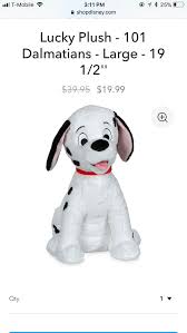 A description of the character goes here. 101 Dalmatians Lucky Plush Large 19 1 2 Toys Games Plush Figures