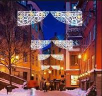 Customized Waterproof Holiday Decorative LED Cross-Street Motif Lights for  a Variety of Holidays