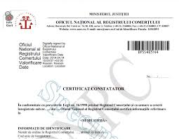 Stabilirea de obiecte de activitate secundare la infiintarea firmei este o decizie importanta. Certificat Constatator Tipuri Eliberate De Onrc Docloud Ro