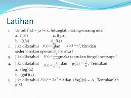 R æ, g(x) = 2x+3 dan (f o g)(x) = 12x 2 + 32x + 26, rumus f(x) =… a. Function Ppt Download