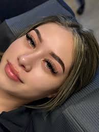 Brows before and after! 😍 #fyp #browlamination #licensedesthetician