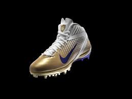 purple n gold, Nike Pro Football cleat http://sportsbettingarbitrage.in |  Mens football cleats, Football shoes, Nike cleats