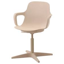 Odger White Beige Swivel Chair Ikea Swivel Chair Chair Reupholster Chair