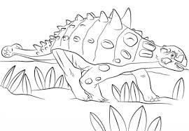 Disegno Di Euoplocephalus Da Colorare Disegni Da Colorare E