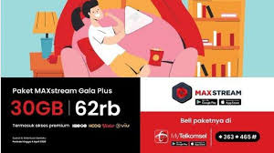 Paket Internet Murah Telkomsel Maxstream 30 Gb Cuma Rp 62 Ribu Bisa Nonton Film Sepuasnya Di Rumah Surya
