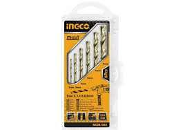 Bộ 5 mũi khoan bê tông đuôi trơn ingco akdb3055