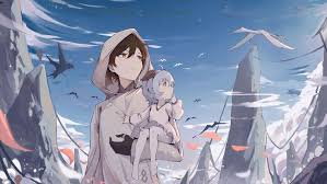 Mondstadt gettin hit with lightning lol. Ganyu Genshin Impact Zhongli Genshin Impact Genshin Impact 8k Wallpaper Hdwallpaper Desktop In 2021 Background Images Anime Wallpaper Wallpaper