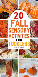 The list below has tons of the best sensory bins and activities like sensory bags, bottles and play dough activities for toddlers and preschoolers. 50 Awesome Fall Activities For Toddlers Busy Toddler