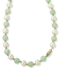 Jade Necklace Jewelry Jade Jewelry Combined 14k Gold Jade And Pearl Necklace Jade Jewelry Fashion Jewelry Cute Jewelry