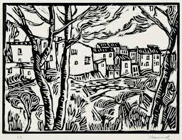 Maurice De Vlaminck Maisons A Martigues Art Artwork Art Auction
