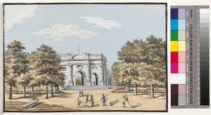 Ansicht Des Pavillon Im Sachsischen Garten Zu Warschau Picryl Public Domain Image