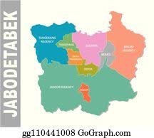 Need to download dki jakarta data? Jakarta Map Vector Clip Art Royalty Free Gograph