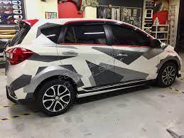 Bunga tayar sudah nampak haus, tipis, botak dan risau jika ianya. Stripe Sticker Myvi 2018 Camo Design By Stripe Sticker Facebook