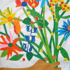 This project requires students to flip and glue down their …. Art Lessons For Kids How To Make A Paper Collage Bouquet Wehavekids