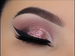 Glitter Cat Eye Youtube Pink Eye Makeup Cat Eye Makeup Smokey Eye Makeup