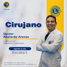 Doctor Abelardo Arenas Cirujano general y especialista en laparoscopia Tlf:  0412