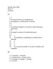 Wordly wise 3000 book 9 lesson 4 answer key. Wordle Wise 3000 Book 10 Answer Key Pdf Eaglesaver