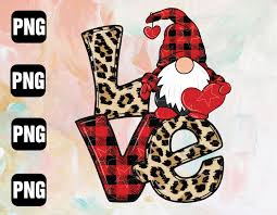 Download Valentine Love Svg Buffalo Plaid Gnome Valentines Day Shirt Layered Valentine Gnome Love Gnome Dxf Png Cut File Silhouette Cricut Designbtf Com