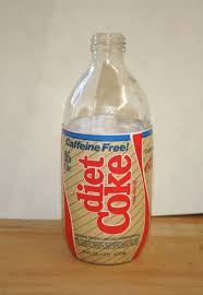 Caffeine Free Diet Coke Foam Wrap Bottle 80s Bottle Caffeine Free Bottle Wrapping