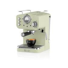 Swan Retro Pump Espresso Coffee Machine Espresso Coffee Machine Espresso Coffee Espresso