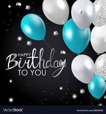 A beautiful greetings to wish your friends and family a very happy birthday. Glossy Happy Birthday Balloons Background Vector Image Sponsored Happy Birthday Greetings Friends Happy Birthday Wishes Pics Happy Birthday Wishes Images
