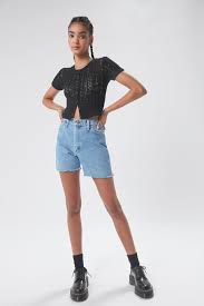Target.com has been visited by 1m+ users in the past month Urban Renewal Recycled Wrangler Longline Denim Short Long Jean Shorts Jean Short Outfits Denim Fashion