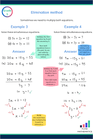 Two Harder Examples Showing How To Use The Elimination Method To Solve Simultaneous Equations Add This Pin T In 2020 Simultaneous Equations Math Methods Studying Math