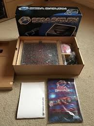 Pal Sega Saturn Black Console Brand New Retrogaming Hotss Never Used In Box Complete All Original Packaging Auction From The Uk Onl Sega Saturn Sega Saturn
