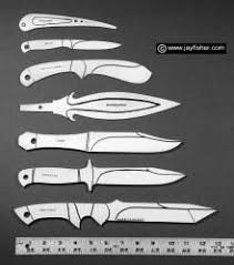 Bird And Trout Knife Template Custom Knife Patterns Drawings Layouts Styles Profiles Knife Patterns Knife Handcrafted Knife