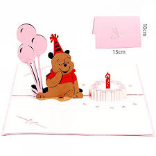 Print or send as ecard for free! Queeni 3d Pop Up Creative Greeting Cards Handmade Thank You Thanksgiving Happy Birthday Post Card Winnie The Pooh Buy Online In Burkina Faso At Burkinafaso Desertcart Com Productid 47724561
