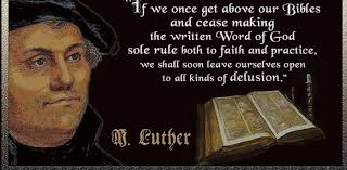 If we once get βνе our Bibles and cease making the written Word of God sole  rule both faith and practice, we shall soon ourselves open to all kinds of  delusion." ကန့်