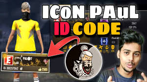 Latest free fire game redeem codes full method how to free fire one of the popular battleground shooting game just like pubg mobile and pubg mobile gives us some redeem codes for free rewards like free. Icon Paul Free Fire Id Code Icon Paul New Event Freefire Icon Paul à¦à¦° Id Details Face Reveal Youtube