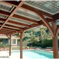 Patio Cover Design Ideas Pictures Remodel And Decor Solar Pergola Solar Patio Solar Panels Roof