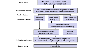 Study Design Flow Chart Qol Quality Of Life Smbg Self