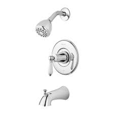 Types of bathtub faucet handles. Polished Chrome Courant 8p8 Ws2 Cospc 1 Handle Tub Shower Faucet Pfister Faucets