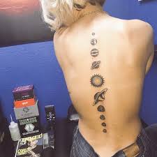 The virus pushed back my appointment but i should have at least a half sleeve by the end of the summer. 20 Spine Tattoos That Have Us Doing Backflips Spine Tattoos For Women Planet Tattoos Spine Tattoos