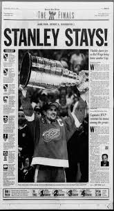Tom brady tosses lombardi trophy from boat. Remembering When Detroit Red Wings Won Back To Back Stanley Cups