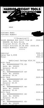 To check the balance on your harbor freight tools gift card, use the options provided below (phone number, website, store locations). Hell Yeah Itc And 10 From Credit Card Harborfreight