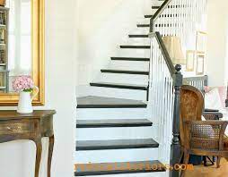 We'll share our experience with the durability of painted stairs treads, and discuss the best type of paint to use for stair treads and stair risers. Diy Black And White Staircase