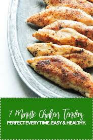 7 Minute Easy Healthy Pan Fried Chicken Tenders Fresh Fit Kitchen Chicken Tender Recipes Healthy Chicken Tender Recipes Easy Baked Chicken Tenders Healthy