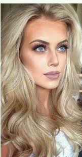 Another best makeup for blonde hair is colors like barbie pink or deep violet. Blonde Hair Makeup Blonde Hair Blue Eyes Makeup Wedding Makeup Blonde