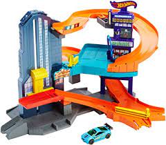 Disfruta de los mejores juegos relacionados con hot wheels racer. Amazon Com Juego De Pistas Hot Wheels Taller Speedtropolis Toys Games