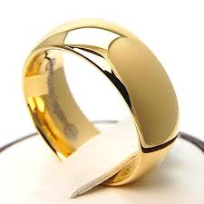 Was incorporated in the state of new jersey in 1994. Gold Tungsten Ring Men Women Wedding Bridal Band 8mm Classic Etsy