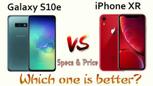 Samsung Galaxy S10e Vs Apple Iphone Xr Comparison Galaxy Apple Iphone Newest Smartphones