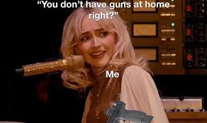Sometimes pulling a gun on them is the only acceptable reaction 🤭